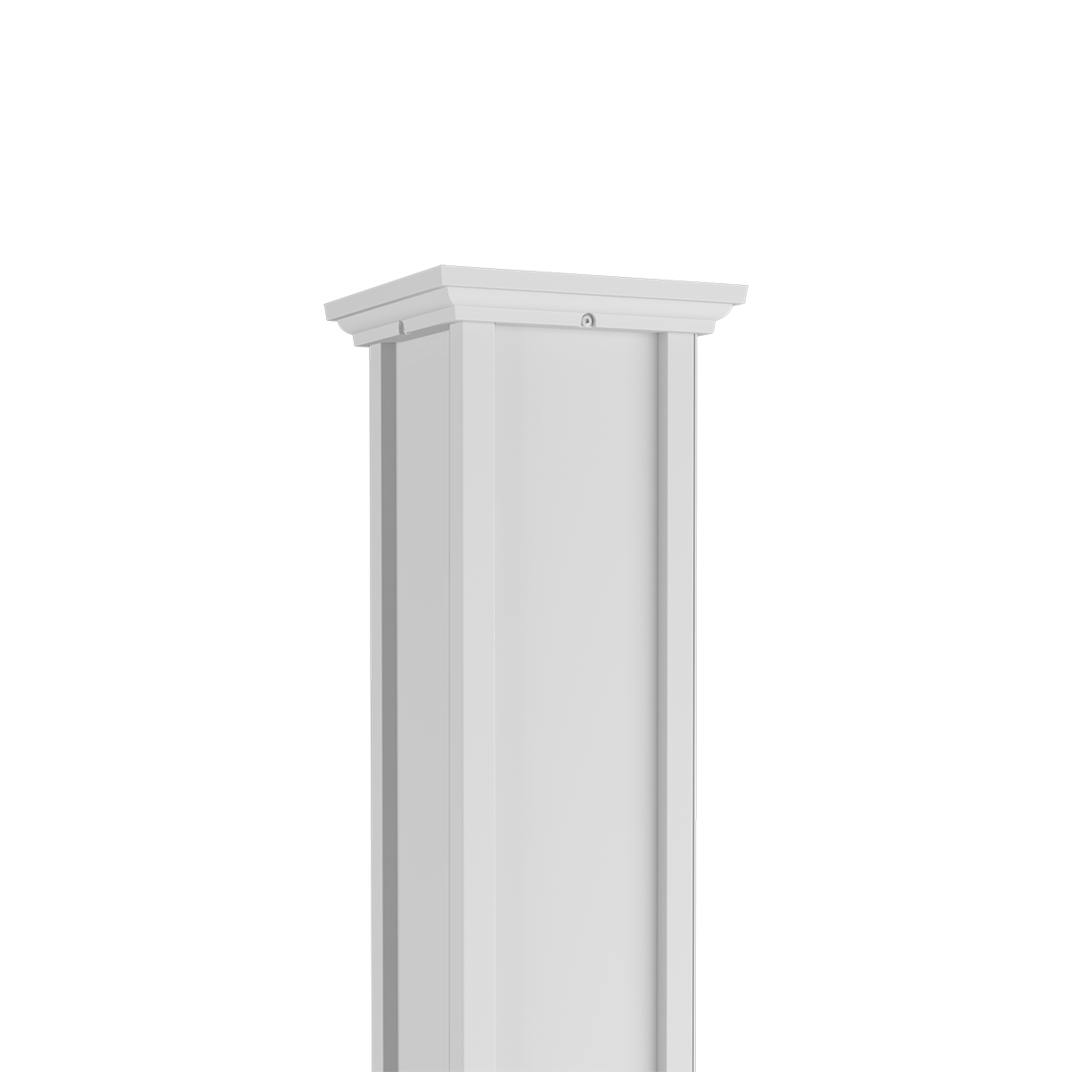 Colonne carrée à caissons