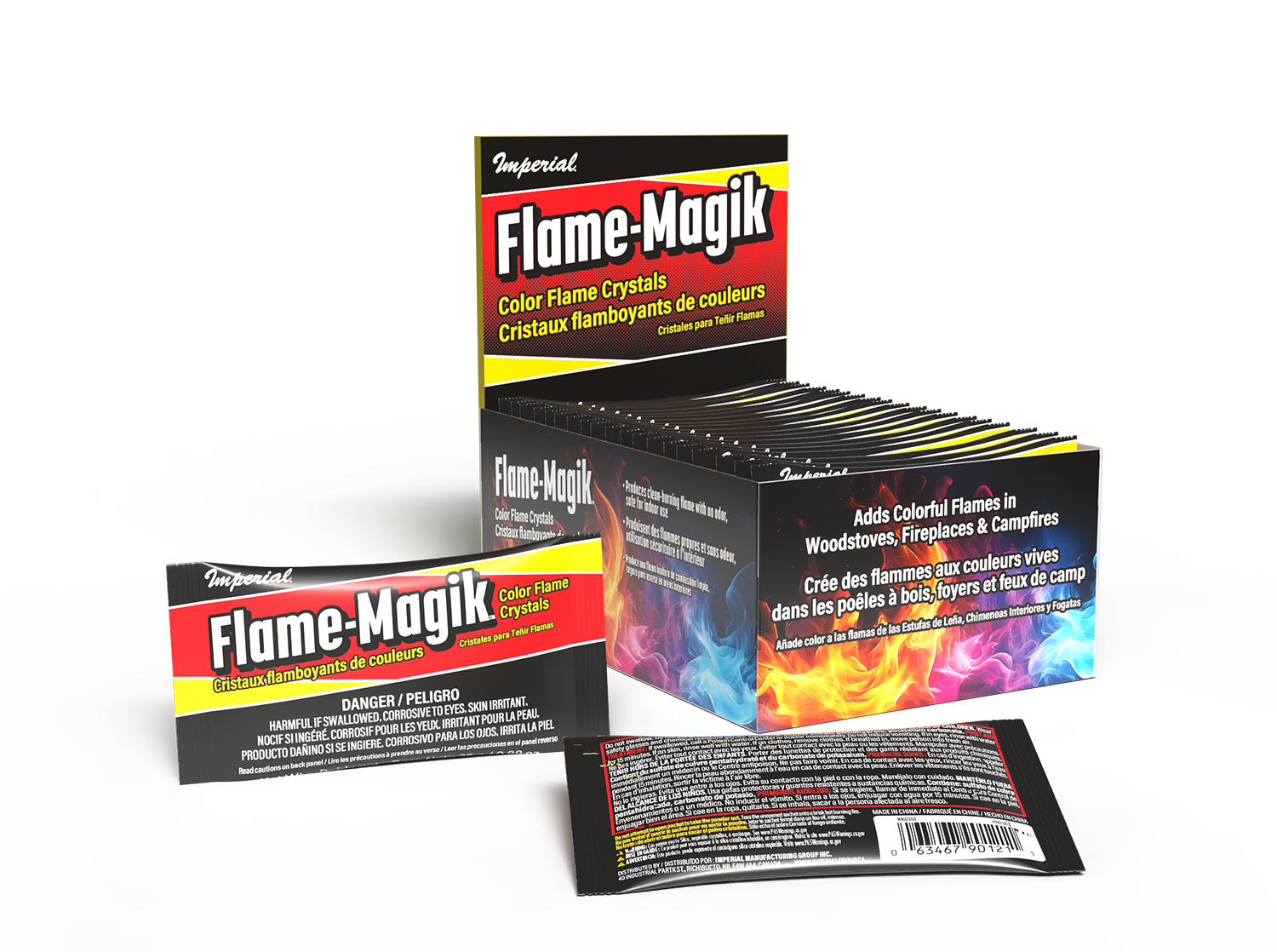 Cristaux flamboyants Flame-Magik