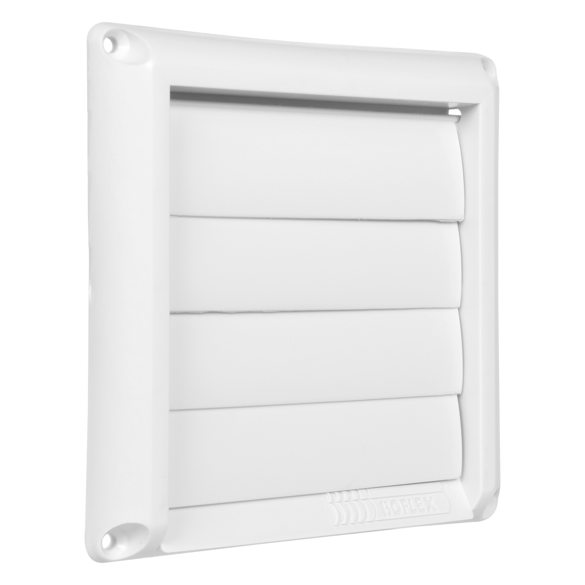 Capuchon de ventilation à volets avec grille de métal