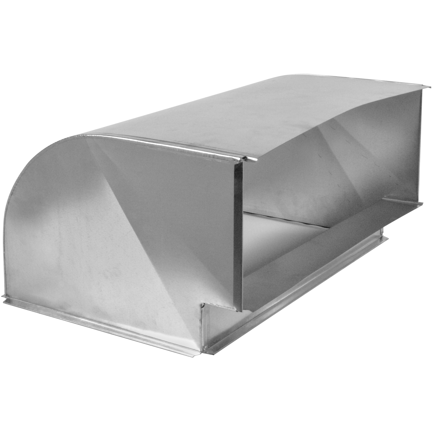 Coude vertical 90° avec gorge carré