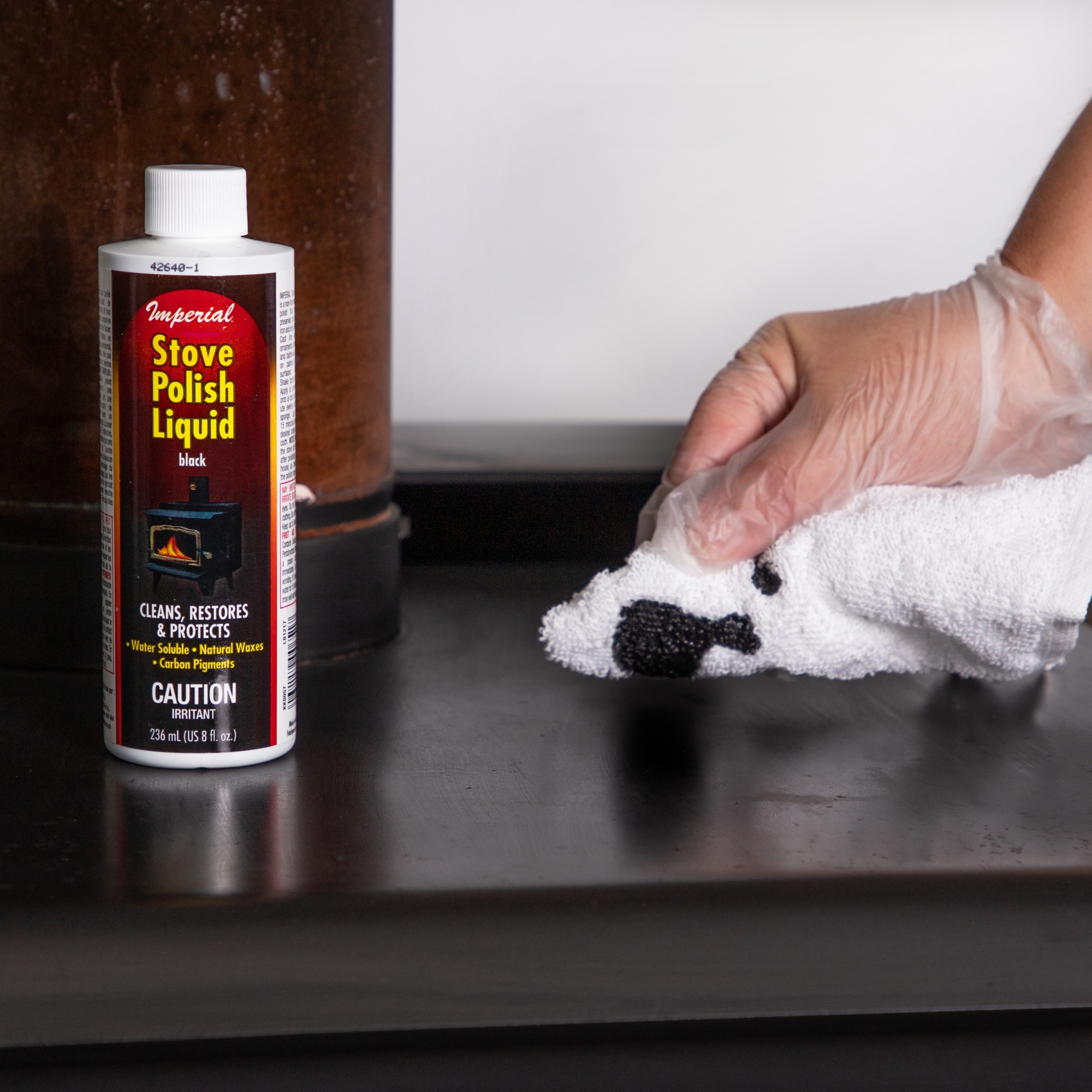 Black Stove Polish - Liquid & Paste