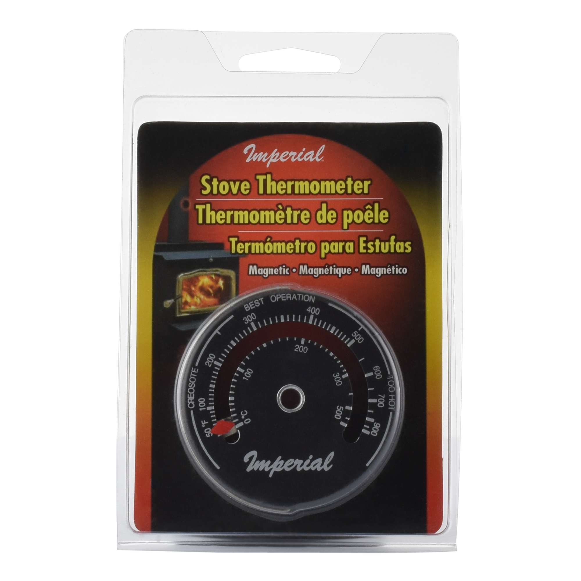 Thermomètre de poêle Magnétique