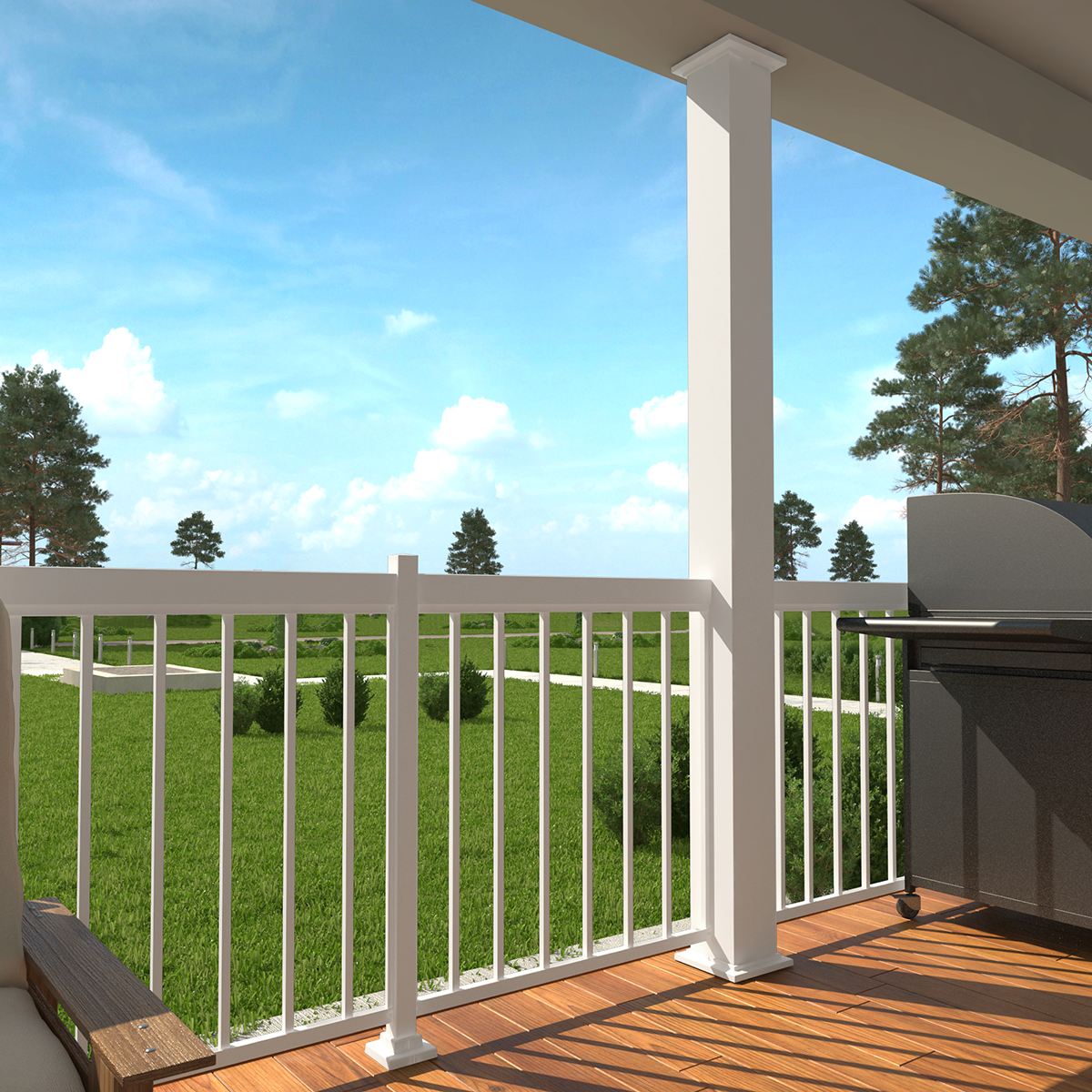 Colonne carrée simple