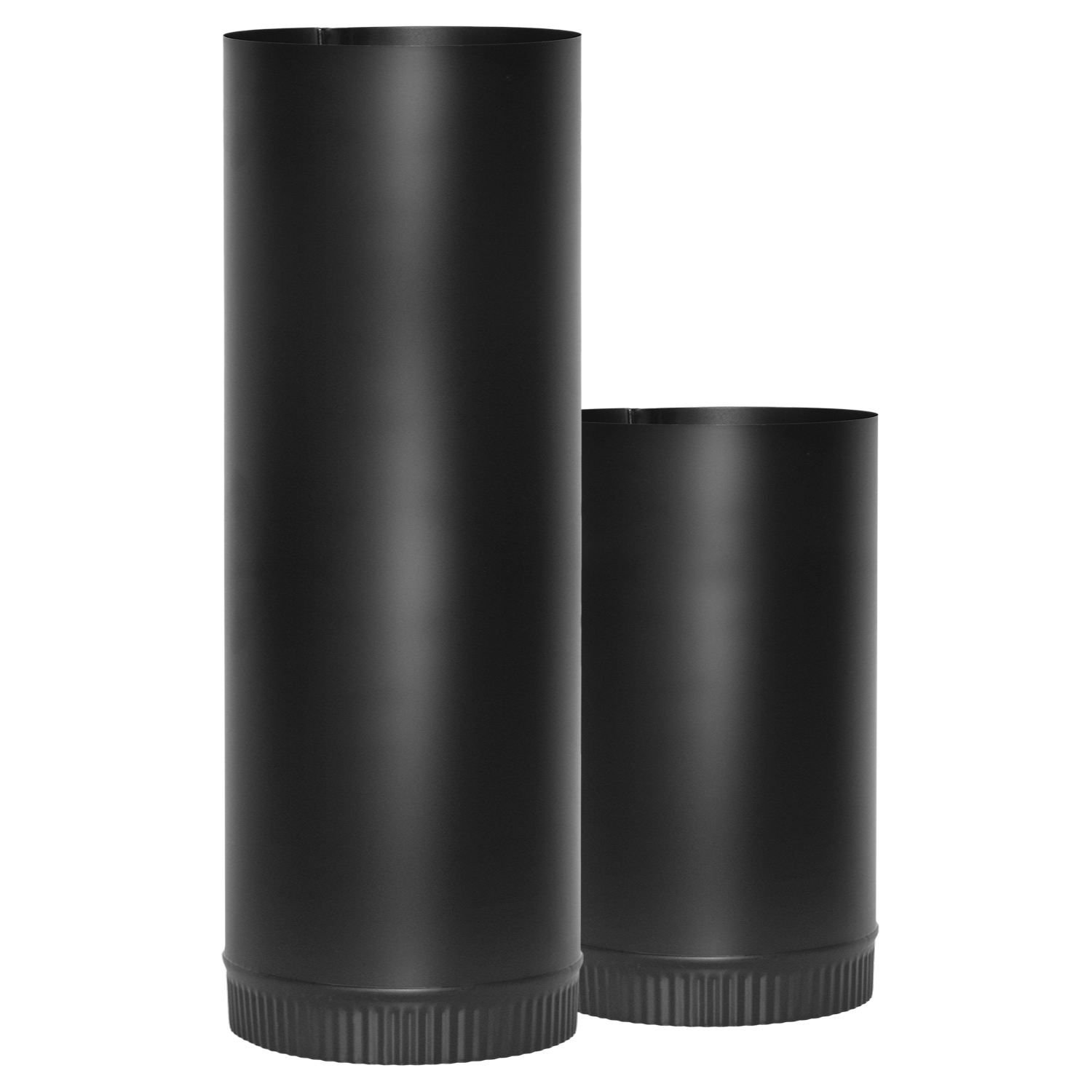 Imperial BM0343 Black Stove Pipe – 3 X 24 Inch 28 Ga – 1200F Furnace Heat Pipe