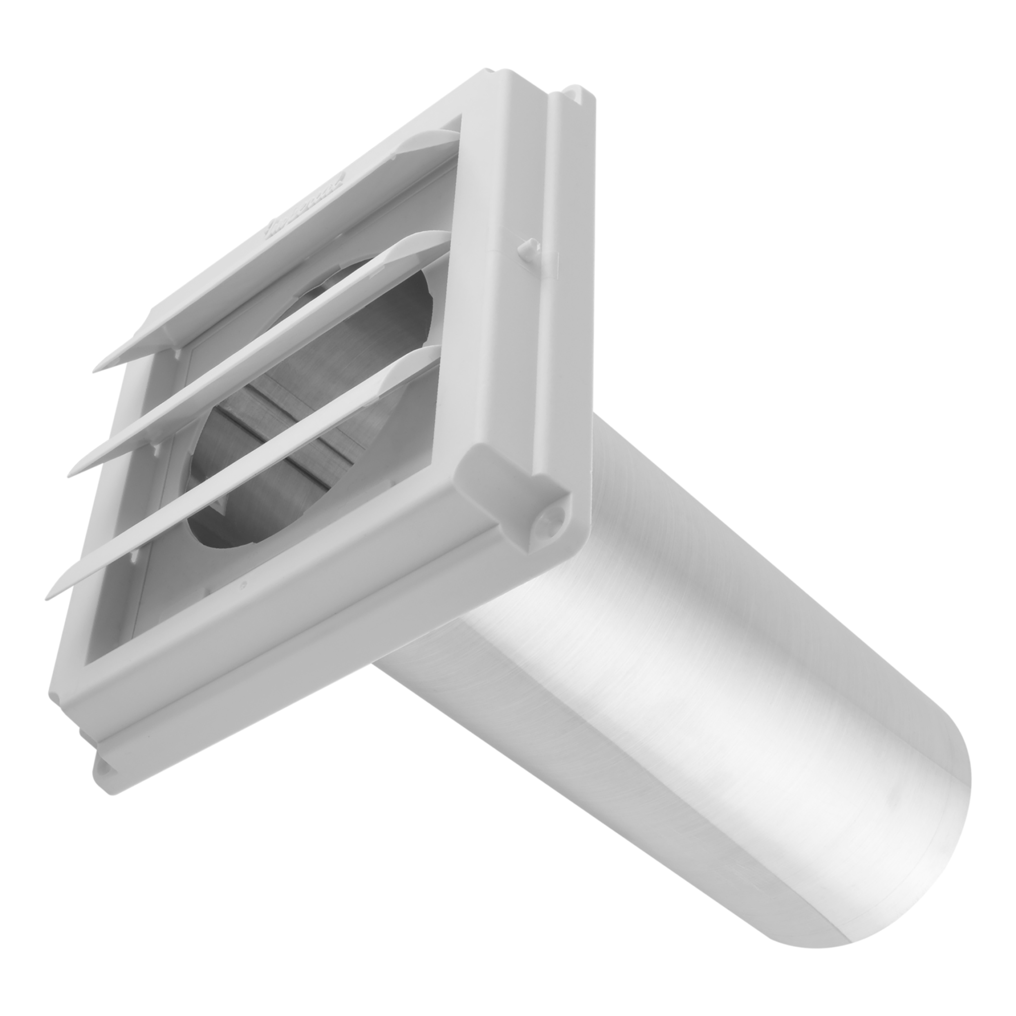 Louvered Vent Hood with Guard - 4"