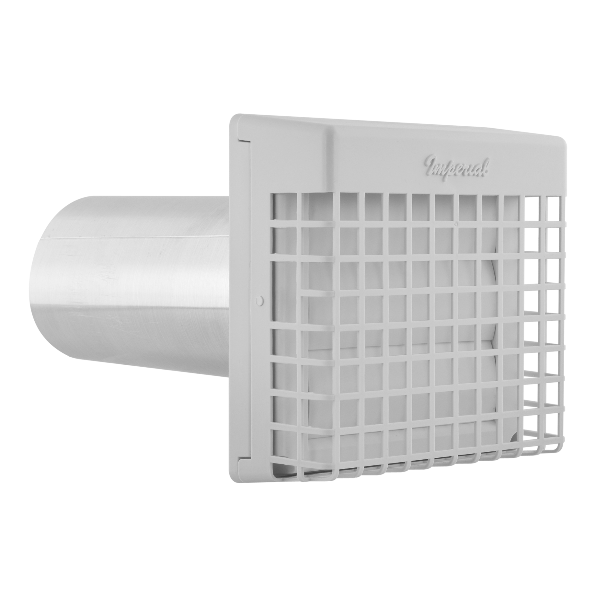 Louvered Vent Hood with Guard - 4"