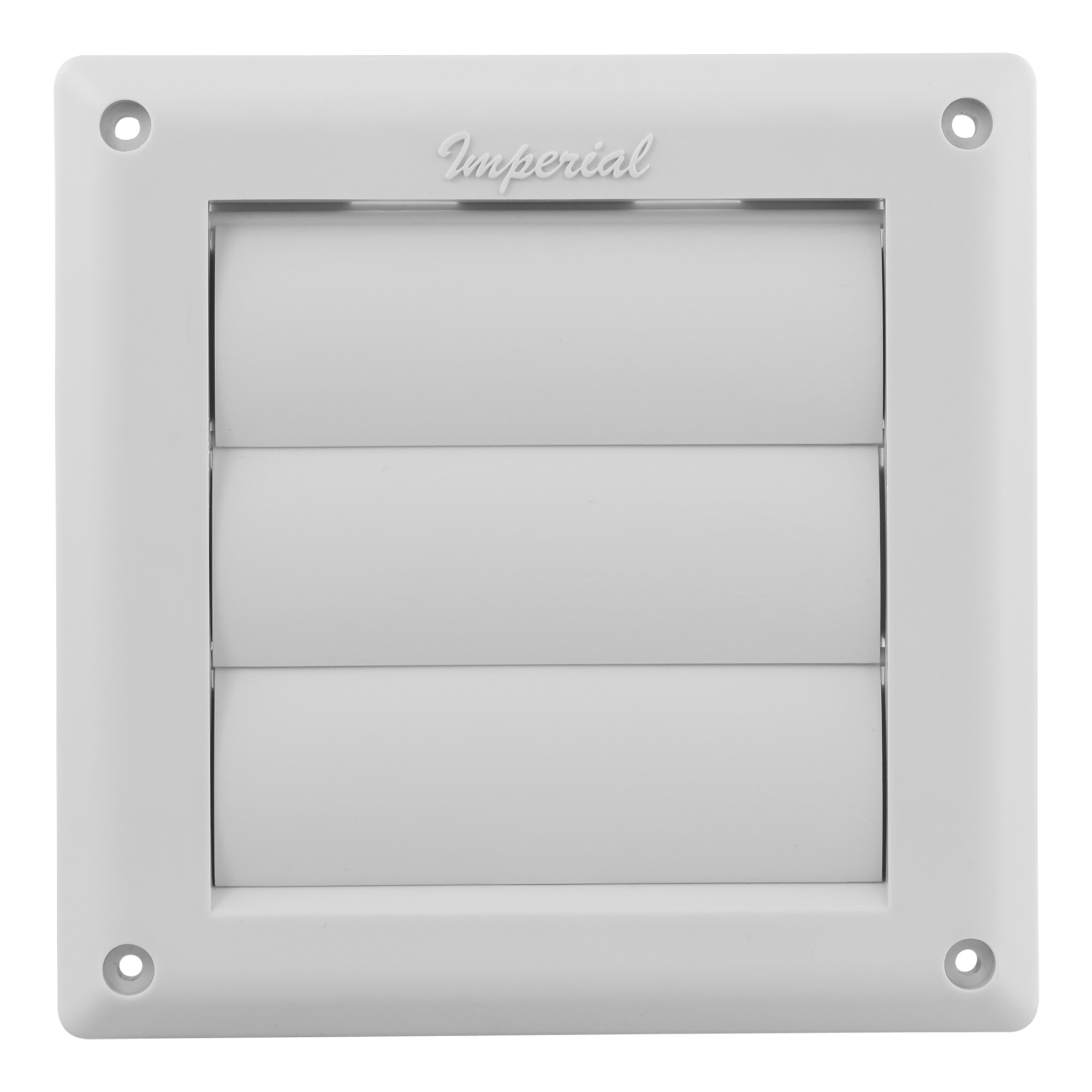 Louvered Vent Hoods with Metal Screen - 4"