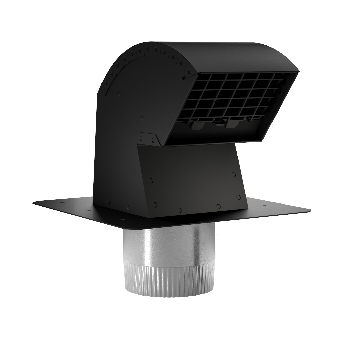 R2 Premium Roof Vent Caps with Collar - 4"