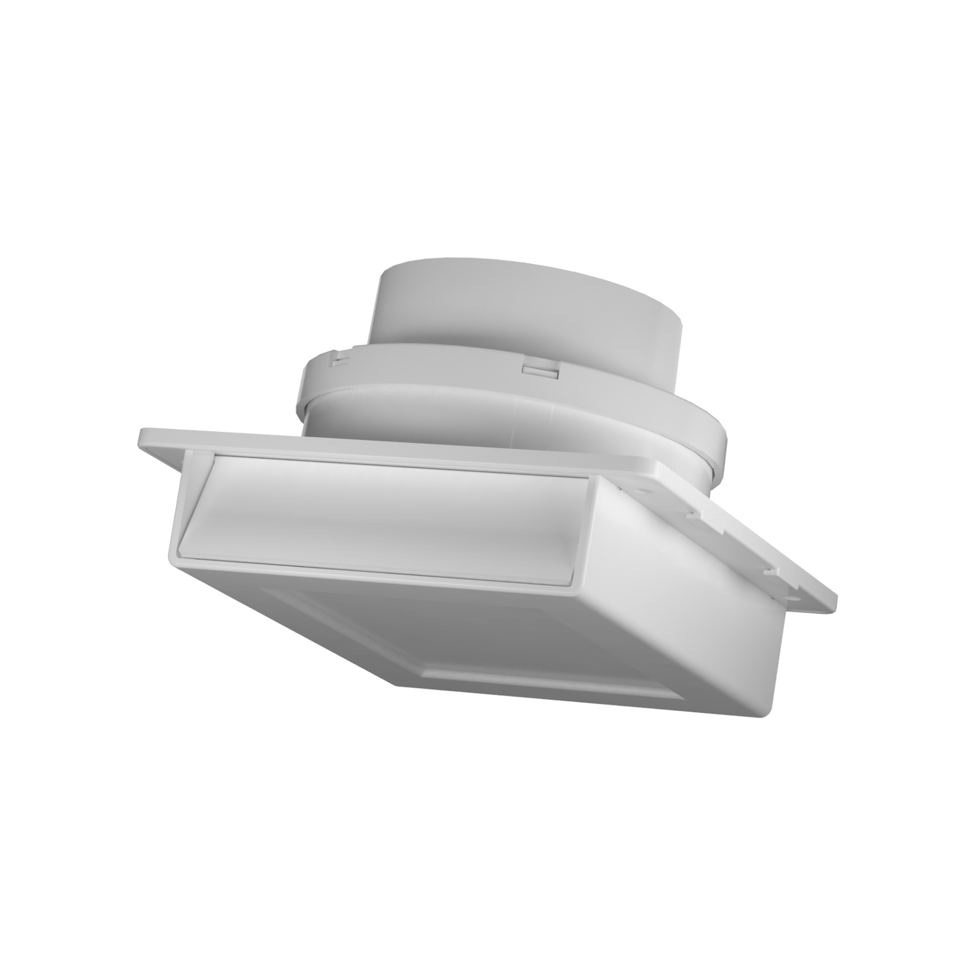 Soffit Exhaust Vent for 3" or 4" Duct