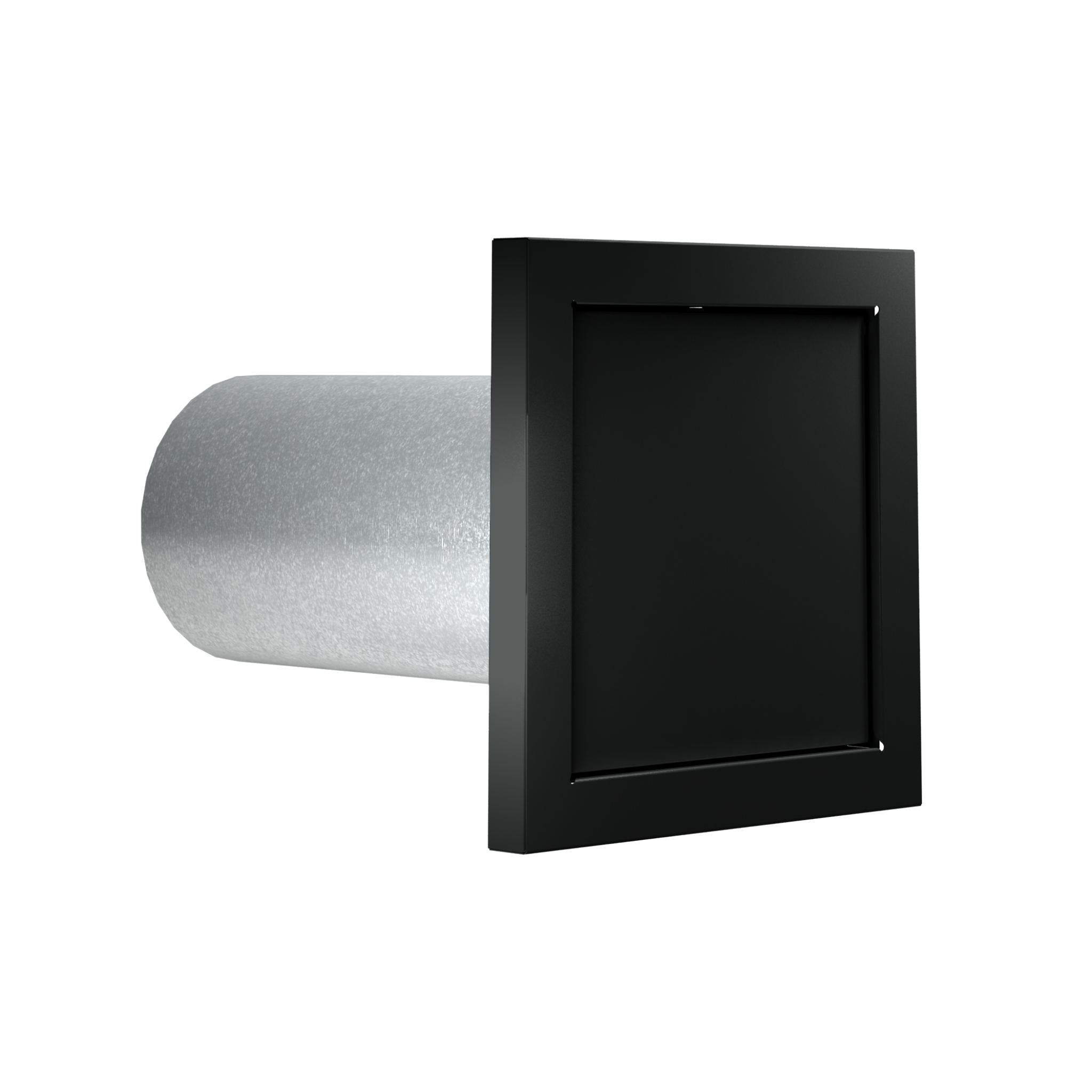 Wall Exhaust Hood Low Profile Single Louver - 4in