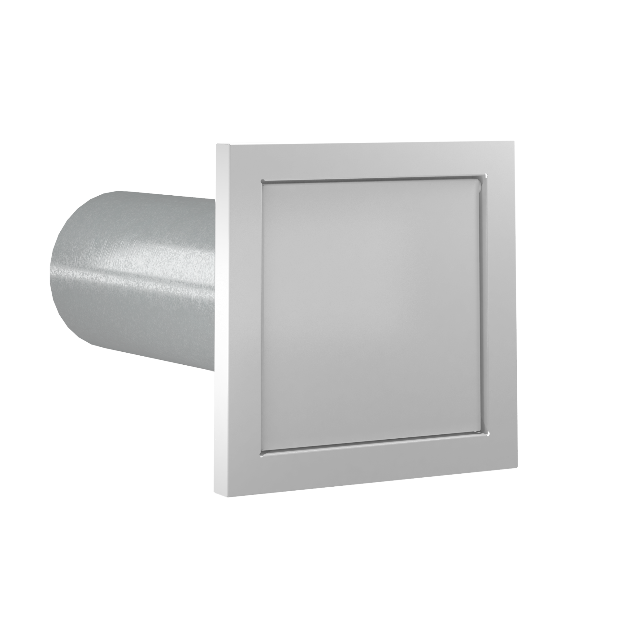 Wall Exhaust Hood Low Profile Single Louver - 4in