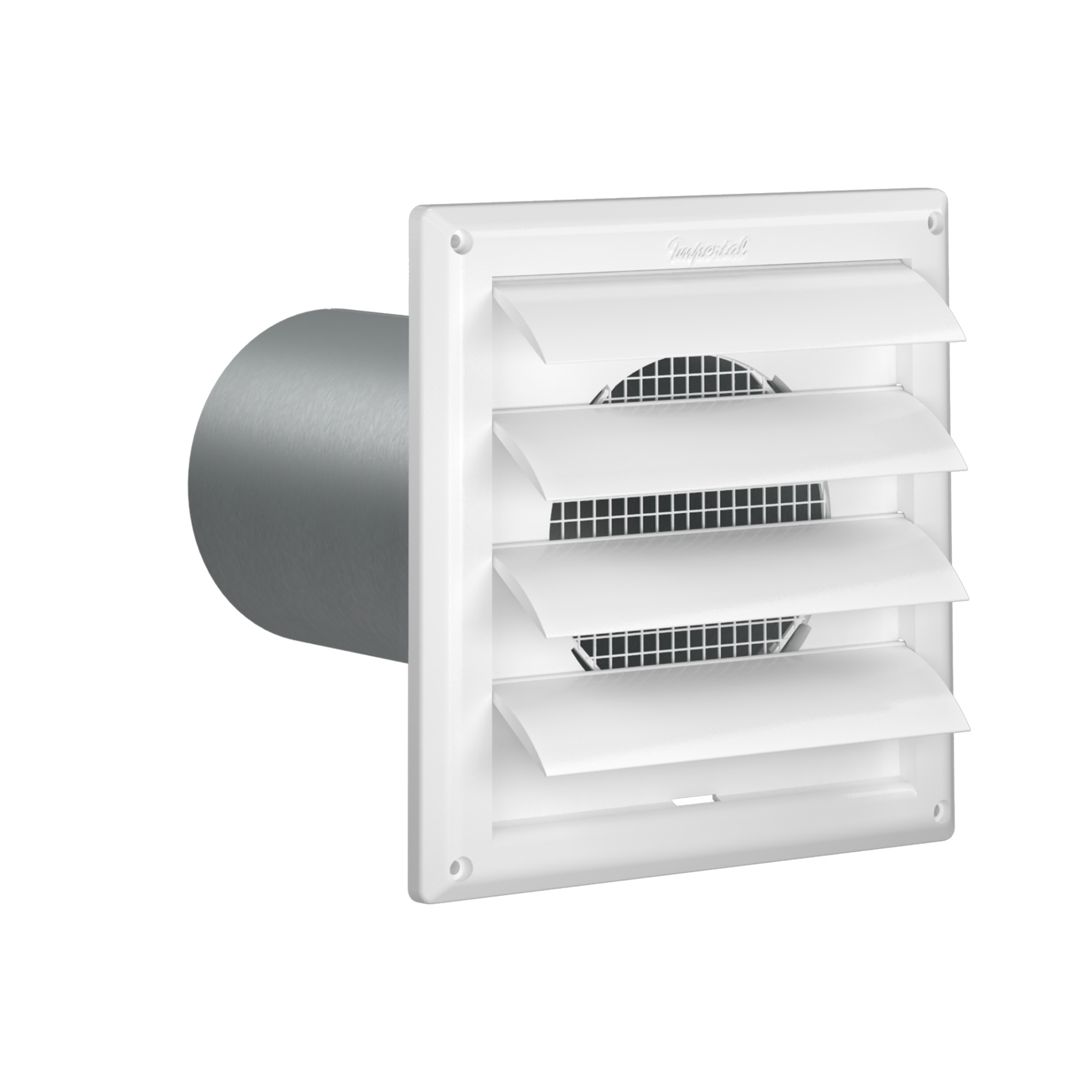 Louvered Vent Hoods with Metal Screen