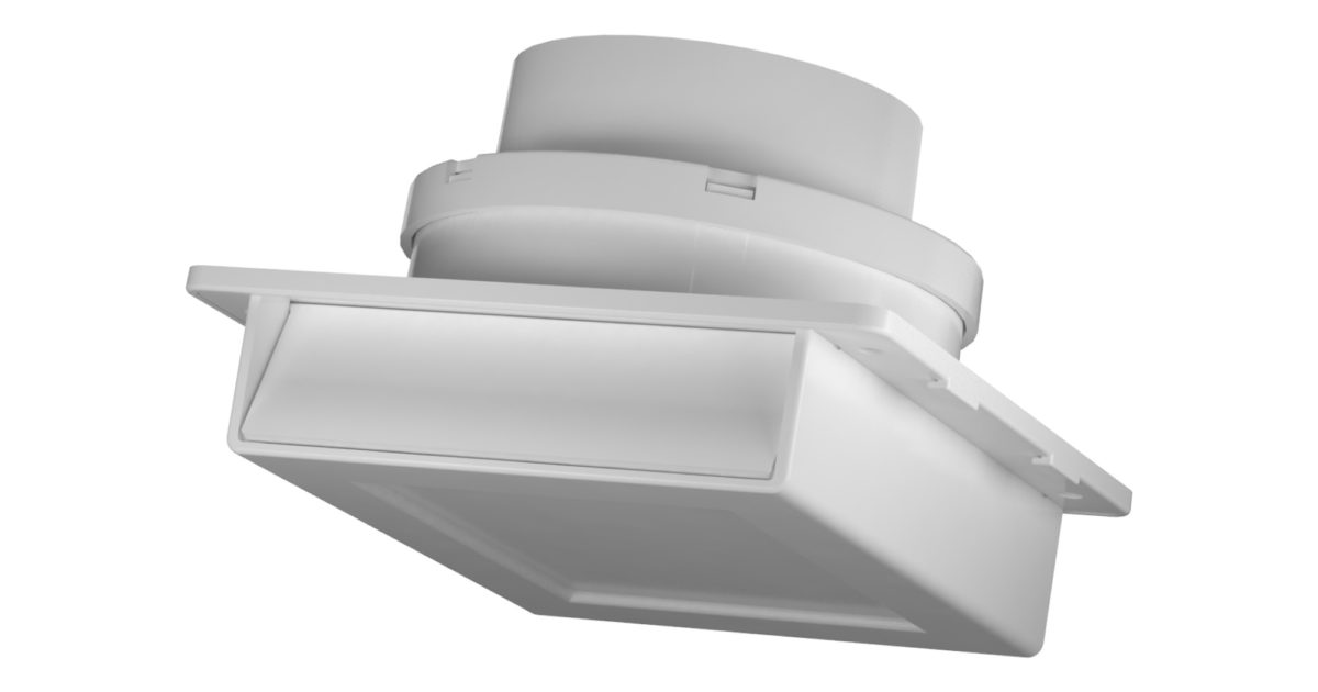 Soffit Exhaust Vent for 3" or 4" Duct | Imperial