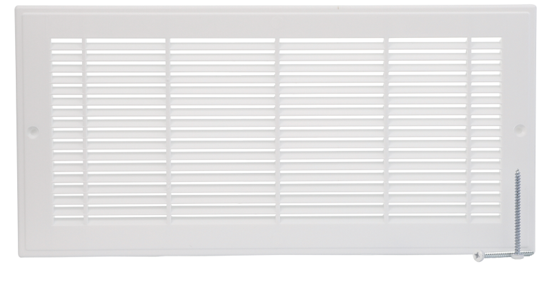 Imperial Baseboard Abdeckgitter – 35,6 Cm X 6 Cm, Weiß Lackiert, Aus Stahl Für Heizung/Klima