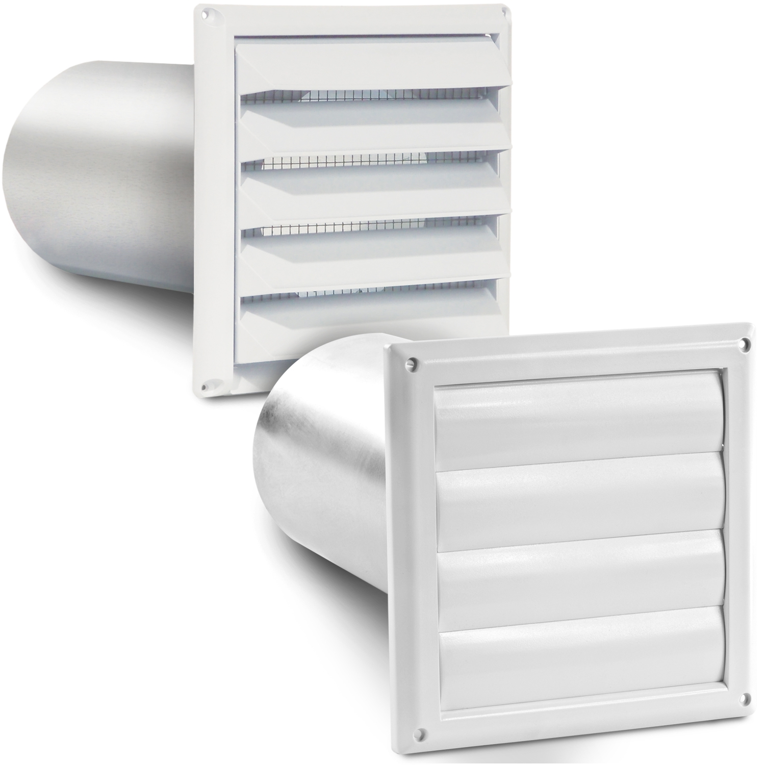 Nécessaire de ventilation à volets pour l'entrée et l'évacuation d'air