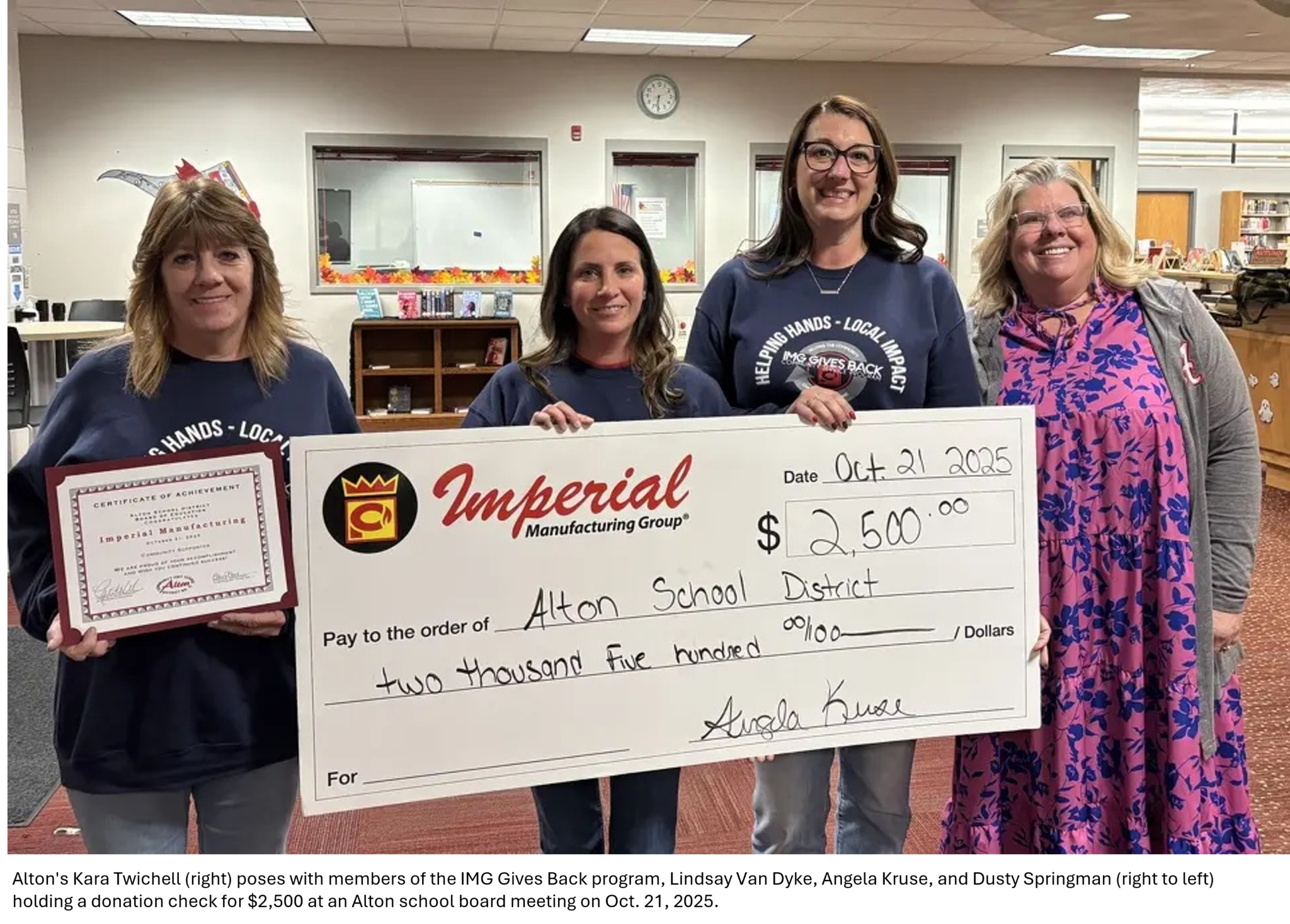 Alton, IL - IMG Gives Back Program…